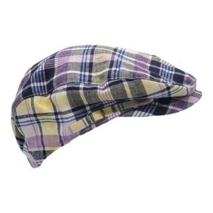 JANIE AND JACK Size 2T - 3 Boy's Newsboy Hat Cap Plaid NEW